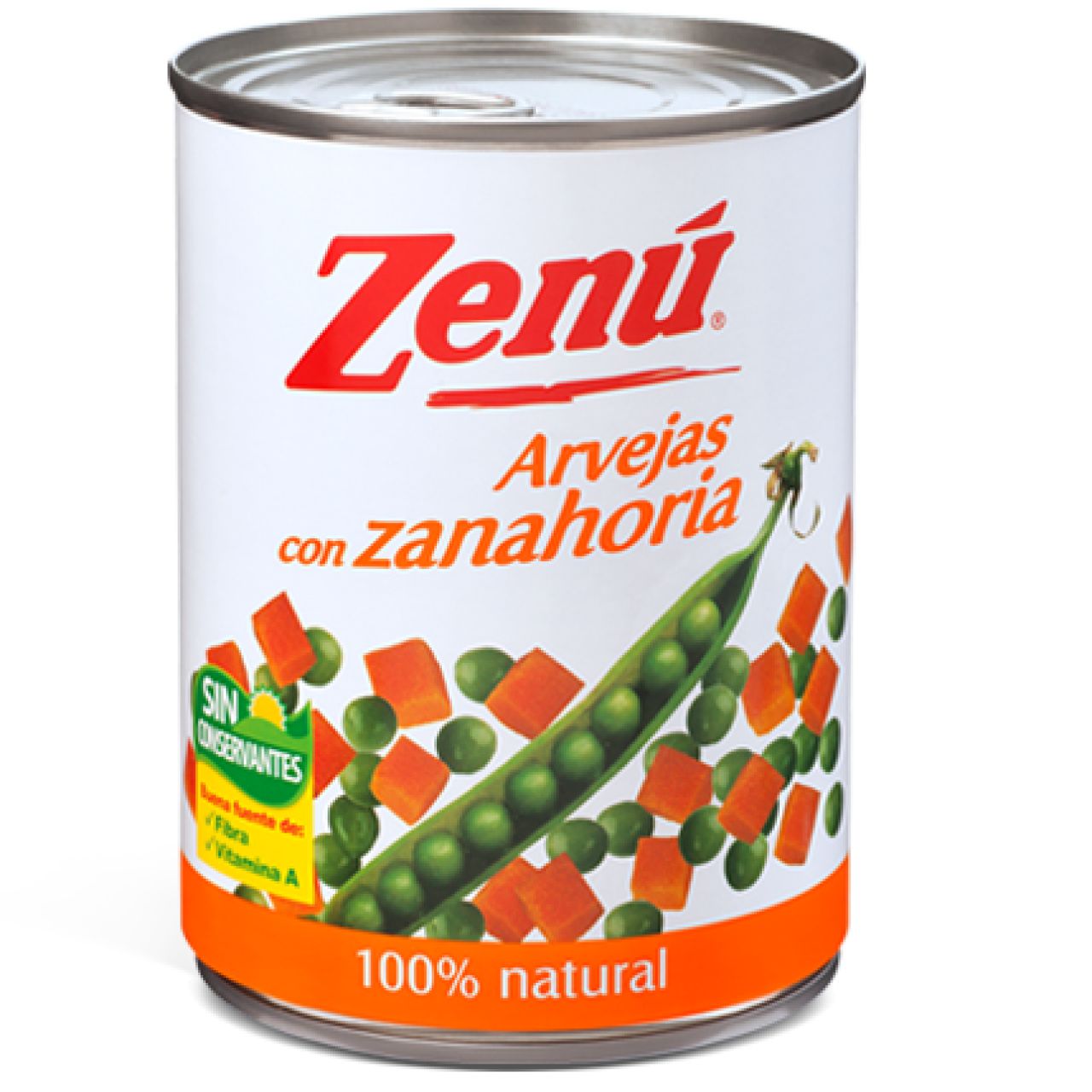 Arveja con zanahoria zenu x 300gr