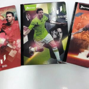 Cuadernos cosidos grande Messi x 100