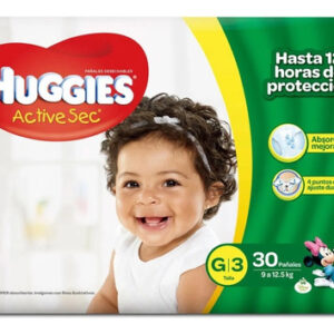Pañales Huggies Etapa 3 x 30 pañales