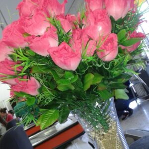 Flores y florero