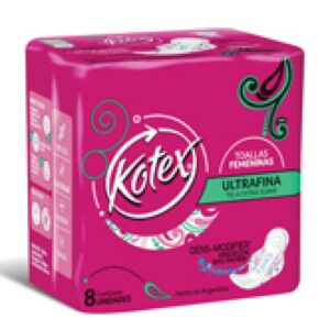Toallas higienicas kotex